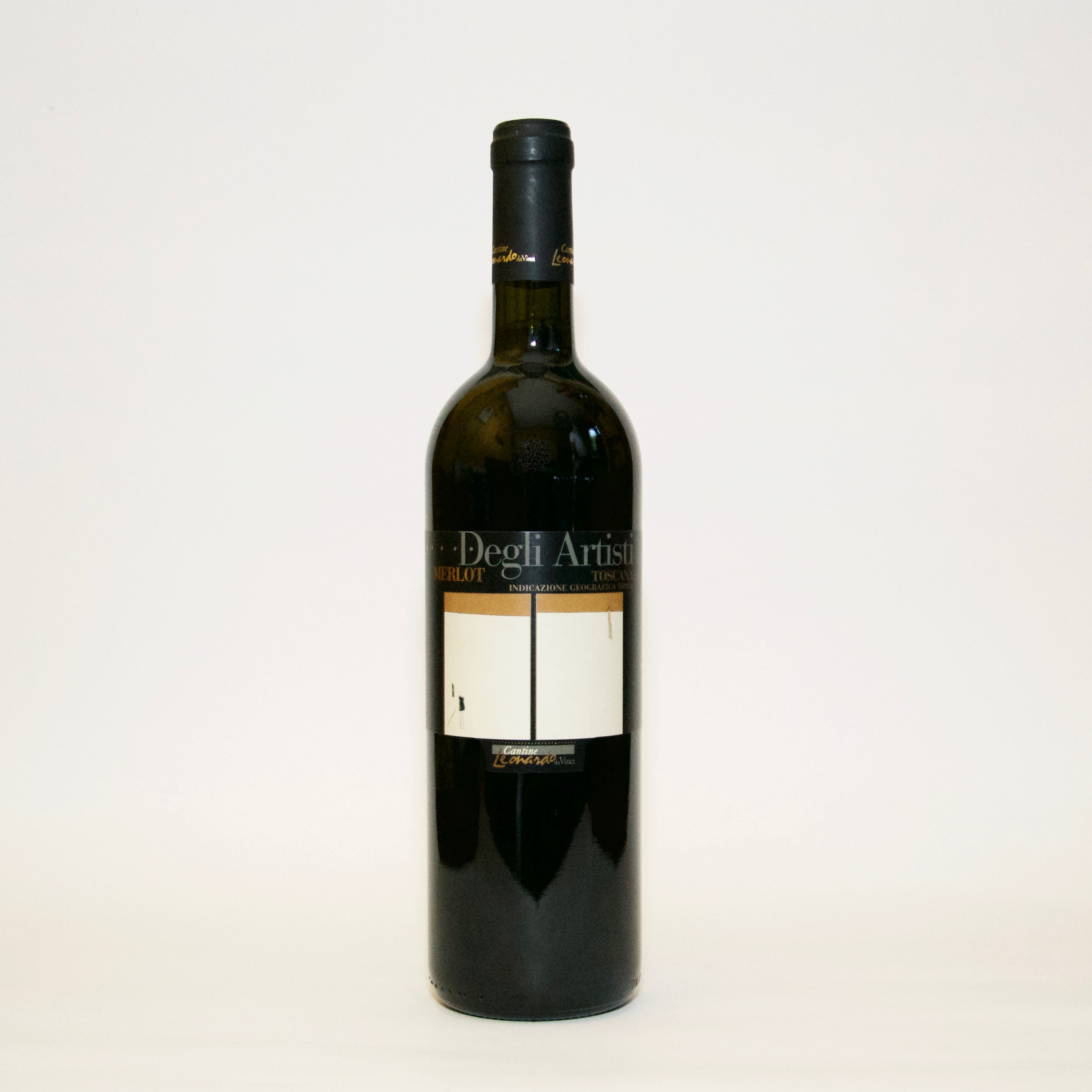 <b>Leonardo da Vinci</b><br> Degli Artisti Merlot Toscano in Legno IGT