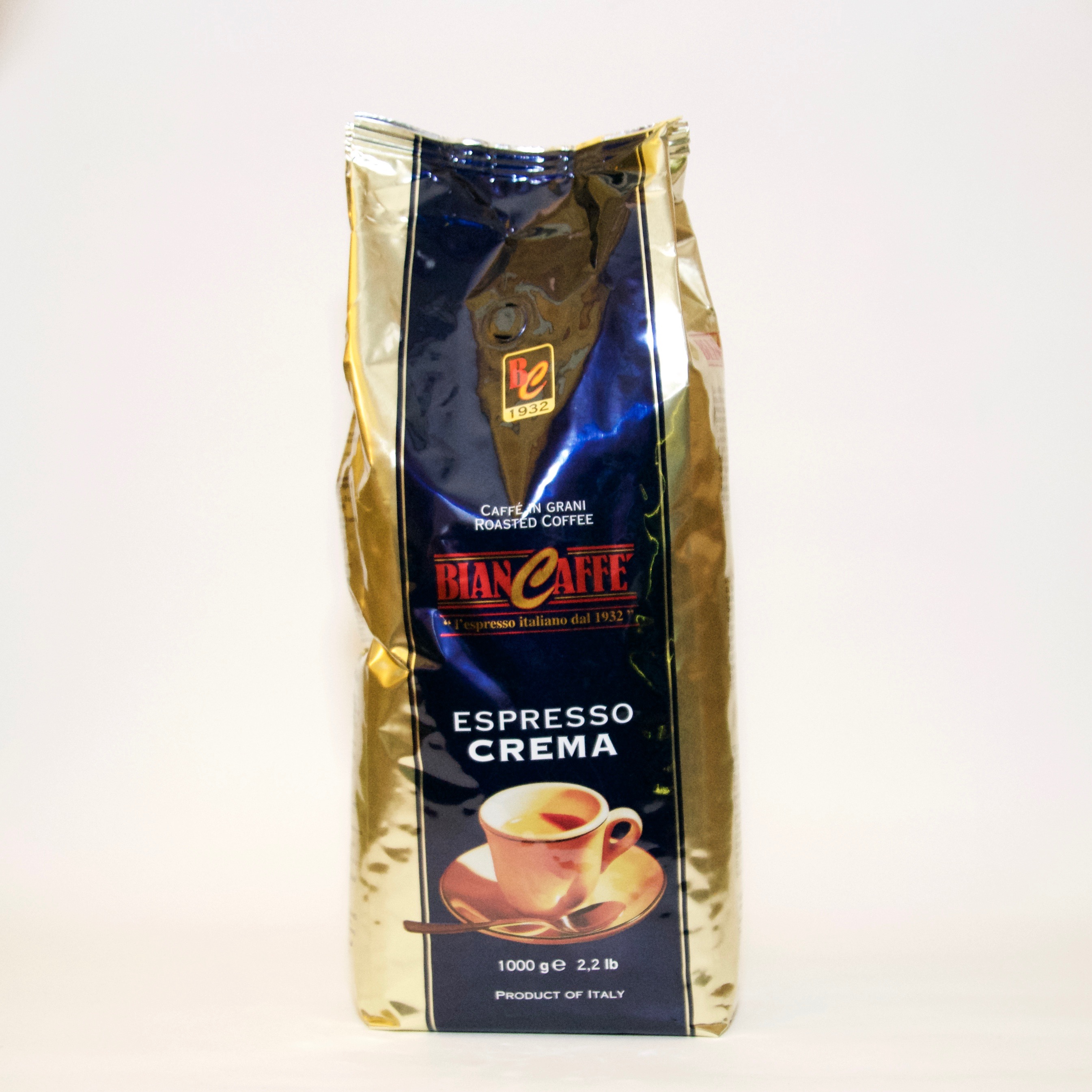 <b>Biancaffé</b><br> Espressokaffee Crema, ungemahlen 1 Kg.