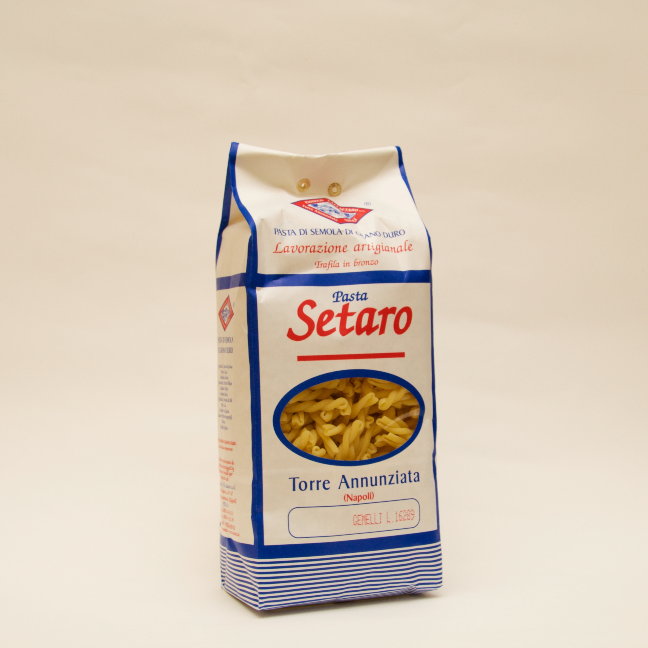 <b>Pasta Setaro </b><br> Gemelli 1000 gr.