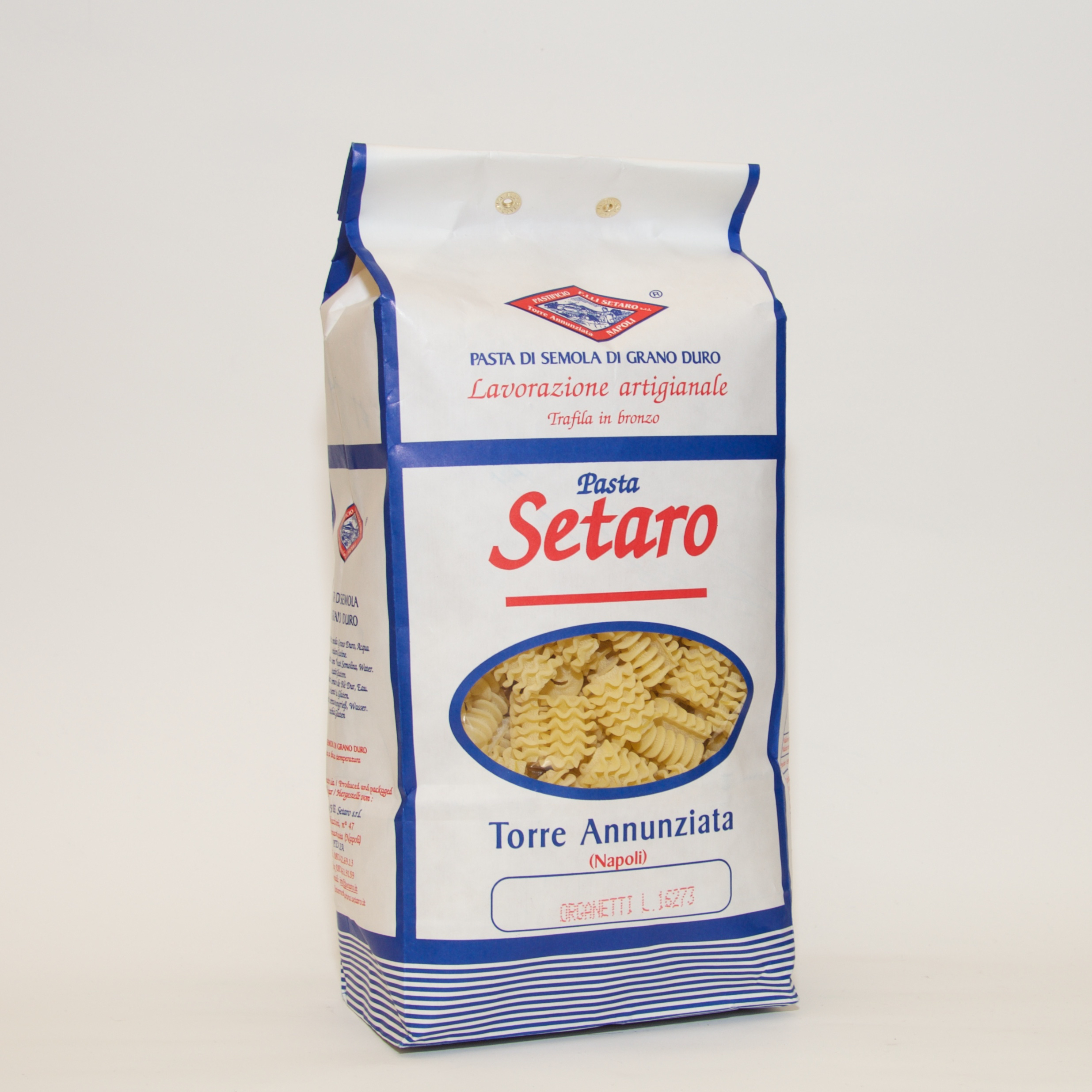 <b>Pasta Setaro </b><br> Organetti 1000 gr.